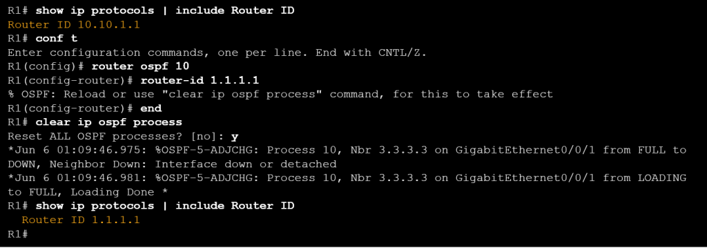 CCNA Cisco Command Line OSPF