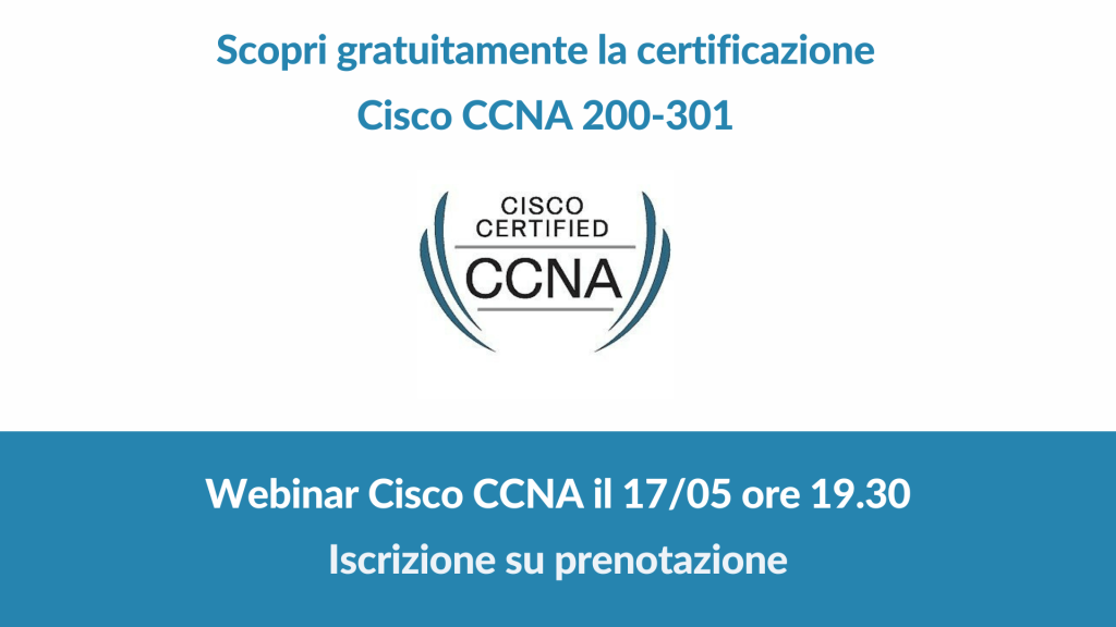 eForHum webinar Cisco CCNA 200-301 gratuito 
