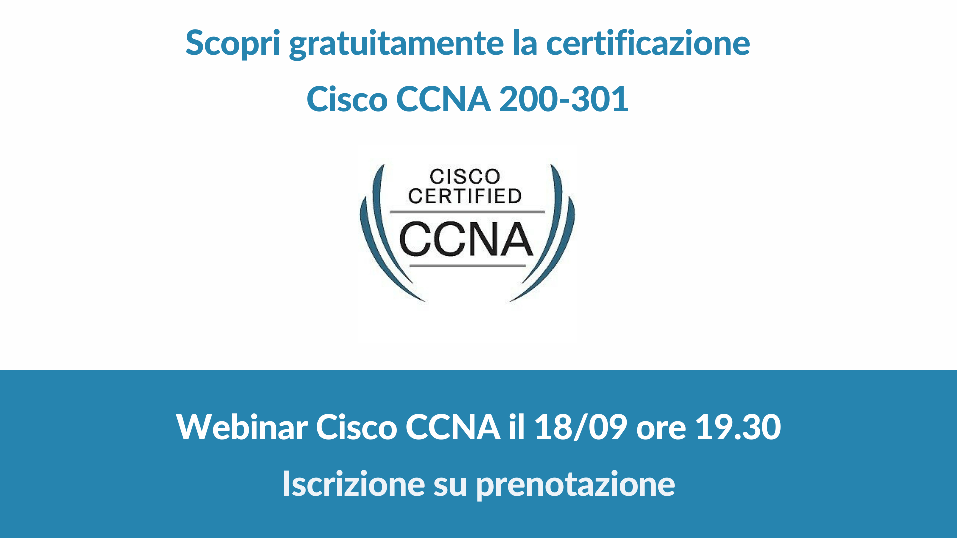 Webinar Cisco CCNA