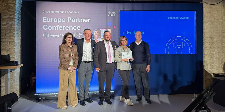 Cisco Academy Premier Partner Plus Award 2025 eForHum